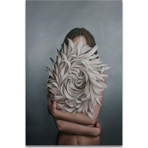 Flower And Woman DIY Embroidery 11CT Cross Stitch Kits Craft Needlework Set Cotton Thread Printed Canvas Home Decoration Sale