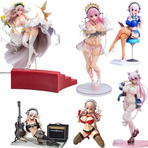 Japan Anime SUPER SONICO THE ANIMATION SUPERSONICO Alphamax PVC Action Figure Toy Anime Figure Adult Collection Model Doll Gift