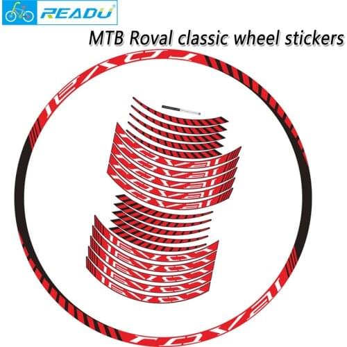 ROVAL classic wheel stickers MTB roval wheels deacl suit for 26/27.5/29inch use for two wheel stickers