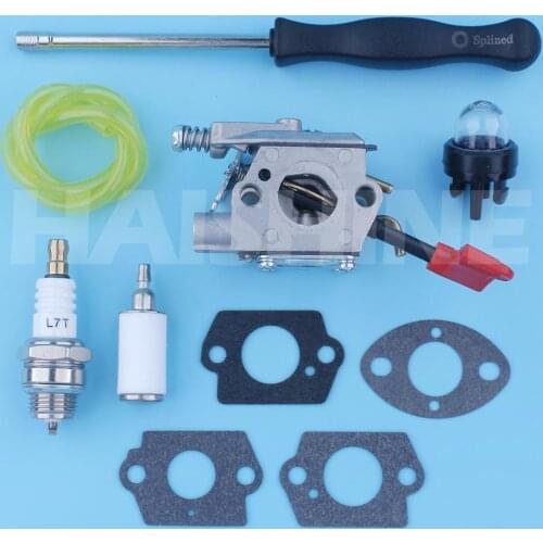 Carburetor Kit For Craftsman Poulan PP331 PP336 PP036 PP136 32cc Gas Trimmer PP445 PP446 PP446T Pole Pruner Walbro Carb WT-628