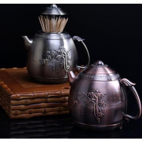 Creative metal toothpick box automatic toothpick dispenser toothpick crossbow toothpick dispenser toothpicker container YQT062