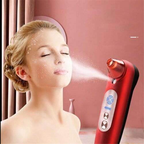 Multifunction Facial Beauty Moisturizing Spray Electric Suction Facial Comedo Acne Remover Extractor Tool Blackhead Remover