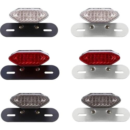 Motorbike Rear Signal Lamp Bright LED Running Light Tail Light Suitable for Old Damaged Original Lamps