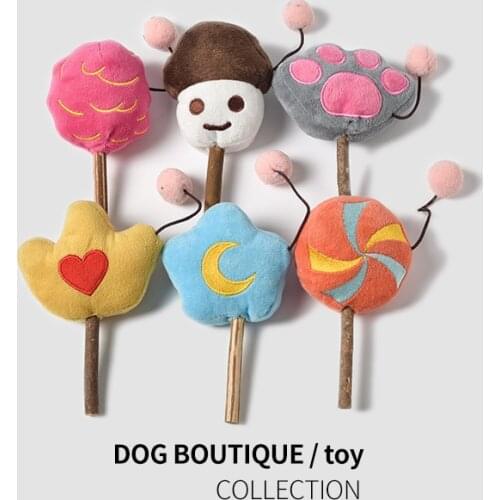 The New Funny Cat Stick Cat Pet Toy Decompression Bite-resistant Plush Cartoon Toy Pet Interactive Cat Toy Supplies Accessories