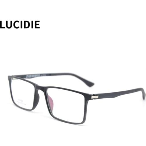 LUCIDIE Vintage Sqaure Women Computer Glasses Frame Optical Eye Eyewear Frames for Men Spectacle Clear Lens Retro Eyeglasses