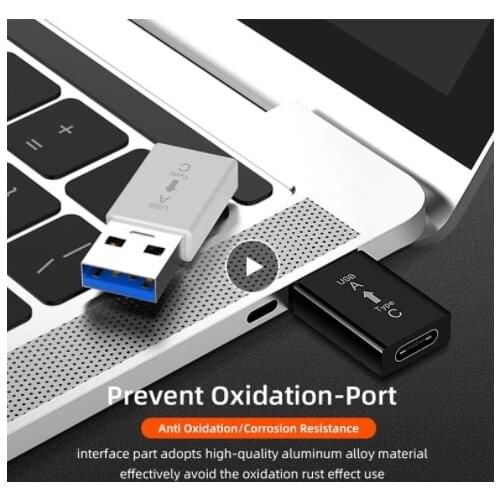 1pc Type-c To USB 3.0 Adapter Charging Adapter USB C Female Hard Drive USB 3.0a Male Converter For Samsung Huawei Data Cables