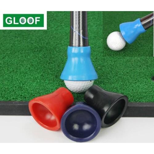 1Pcs Golf Ball Rubber Pickup Retriever Grabber Pick-up Suction Cup for Putter Grip Golf Ball Golf Training Aids