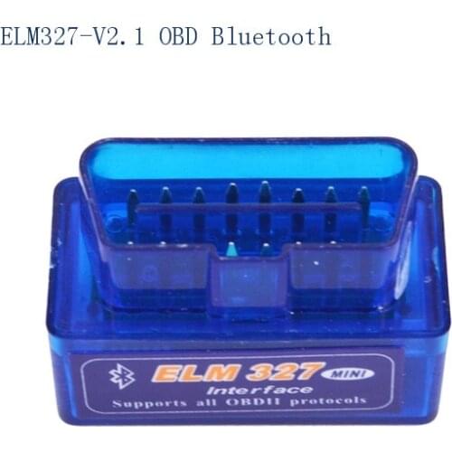 V2.1 ELM 327 OBD2 Elm327 Bluetooth Adapter Cord Reader Scan Tool Elm-327 Car Diagnostic Scanner OBD 2 II Auto Diagnostic Tool