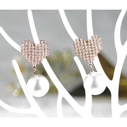 Dangle earrings pearl earring drop earring in S925 needles for women girls luxury earring for daily for party wedding jewelry