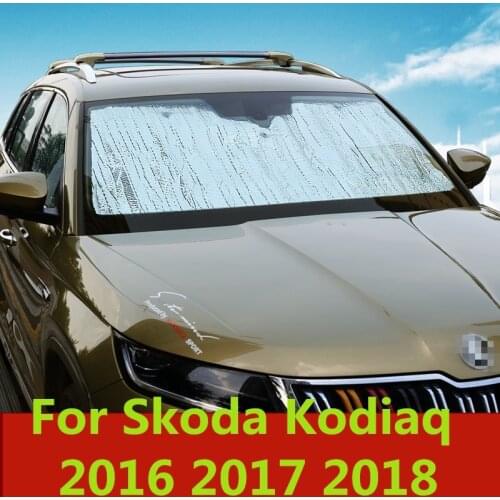 Protection Windshield Sunshades Casual Foldable Car Windshield Visor Cover Block Window Sun Shade For SKODA KODIAQ 2017 2018