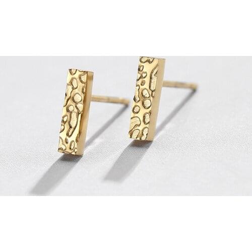 JUJIE Stainless Steel Studs Earrings For Women 2020 Korea Style Small Geometric Earrings Fashion Jewelry Wholesale