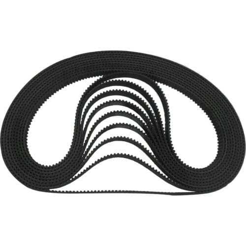 1Pcs Perimeter 207mm to 237mm 3M Black Rubber Closed Loop Timing Belt Width 10mm/15mm Teeth 69-79 For CNC Machine/Step Motor