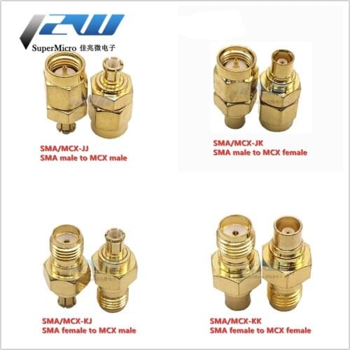 1pcs Adapter SMA to MCX Male plug & Female jack RF Coaxial connector