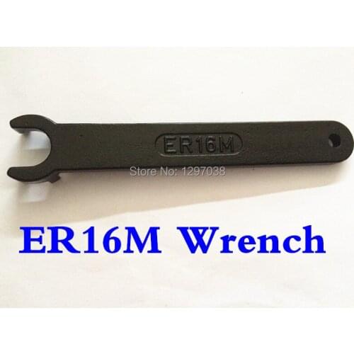 2pcs CNC Collet wrench ER16M Wrench Engraving Machine Spindle ER Nut Wrench Extension Rod wrench