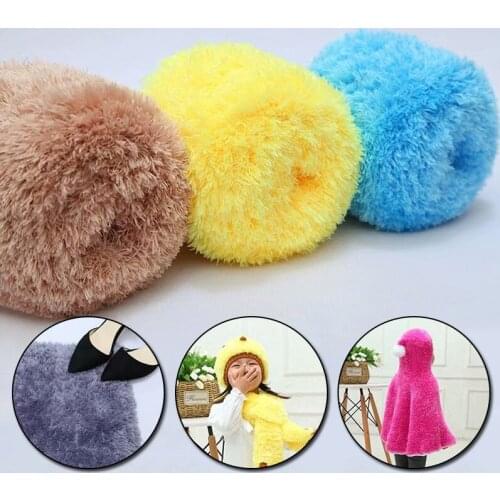 200g Mink Fleece Soft Baby Yarn Craft for Hand Knitting Crochet Towel Carpet Thread Sweater Blanket Hat Scarf Socks DIY