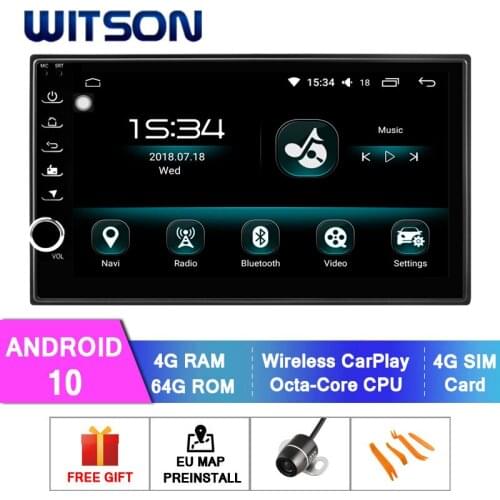 WITSON Android 10.0 CAR DVD SYSTEM for Universal Double Din car dvd player link/DAB support