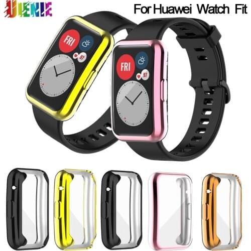 Anti-scratch Full Edge Smart Bracelet Protective Case Cover TPU Case For HUAWEI Watch Fit Band Full Coverage for Huawei Fit ring