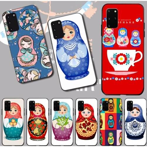 PENGHUWAN Russian Dolls Customer High Quality Phone Case for Samsung S20 plus Ultra S6 S7 edge S8 S9 plus S10 5G
