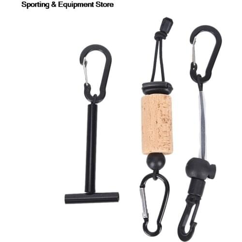 Fishing Tippet Holder with Bottle Holder Carabiner Tackle Tool Fly Fishing Accessories