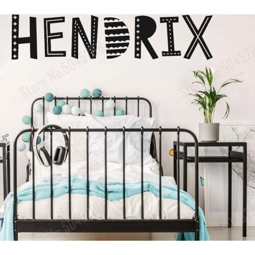 Custom Name Wall Decal Personalized Name Vinyl Decal Personalized Kids Name Custom Kids Name Custom Nursery Decal Decor Z661