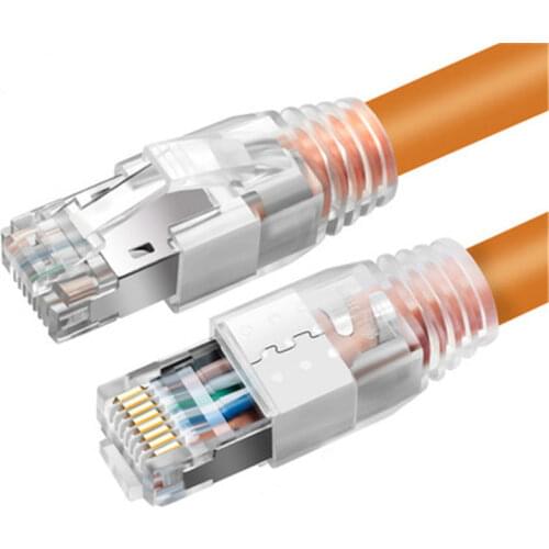 Cat 8 Ethernet Cable rj 45 Networking Cable 8p8c 40Gbps 2000Mhz Cat8 Lan Cable 1M 2M 3M 5M 8M 10M 4 Twisted Pairs Patch Cable