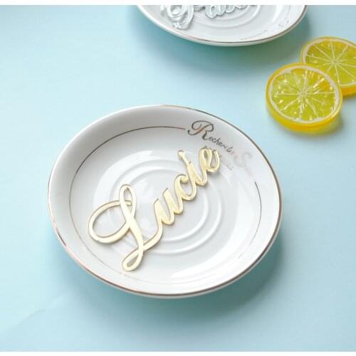 Custom Wedding Bride Name Mirror Frame Acrylic Mirrored Welcome Guests Word Sign Party Decor Favor Plate with Any Language