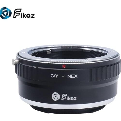 Fikaz C/Y-NEX Camera Lens Mount Adapter Ring For Contax/Yashica C/Y CY Lens to Sony Alpha NEX E-Mount For Sony NEX-3 NEX