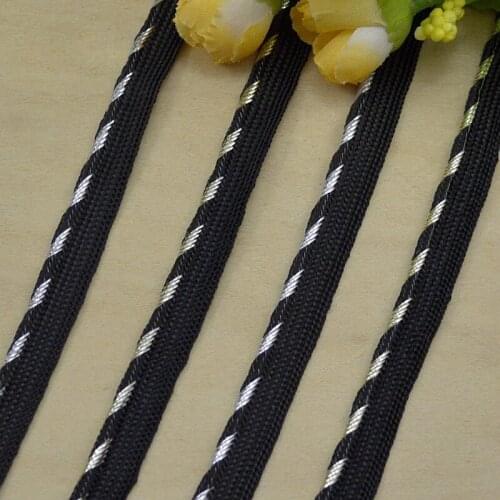 5Meters Gold Silver Braided Piping Lip Cord Trim Pillow Cushion Ribbons Tape Upholstery Edging Trim Curtain Bed Sewing Supplies