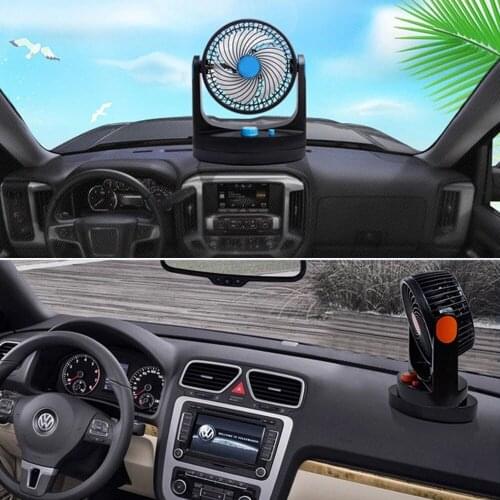 2015 new arrival 24V for truck 360 Degree Rotating HX-506-24v large truck Fan Head Speed with a Switch 38-2A5039