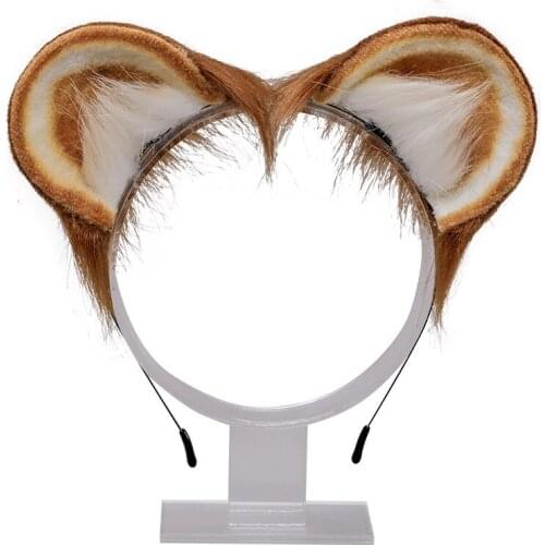 Anime Animal Ears Hair Hoop Kawaii Plush Bear Mouse Ears Lolita Headdress HairBand Hair Clip Costume Halloween Cosplay Hairpin