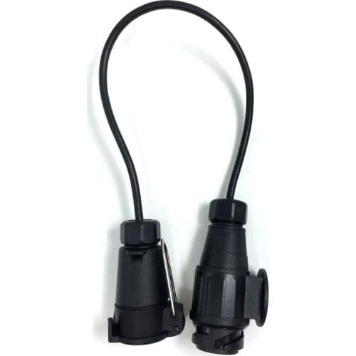 7 Pin To 13 Pin Trailer Adapter Lead Converter With Cable Wiring Connector 12V Plug Socket