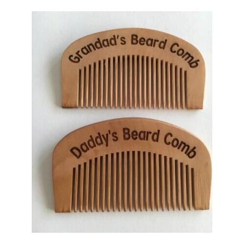Personalized any text wedding valentines day beard combs, customize Engraved birthday fathers day hair combs Christmas gifts