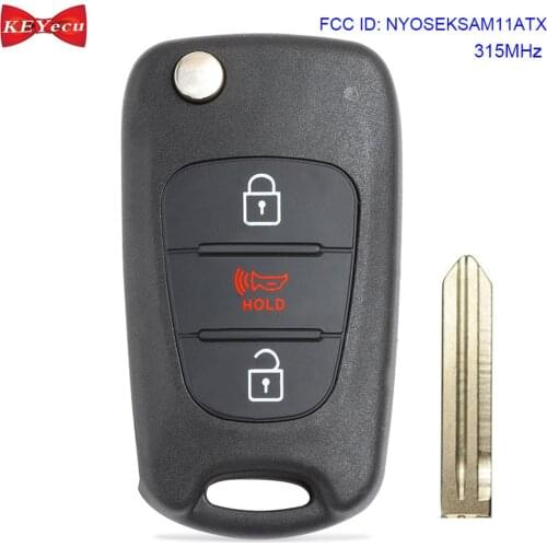 KEYECU for Kia Soul 2010 2011 2012 2013 Remote Key Fob 315MHz NYOSEKSAM11ATX, 95430-2K250