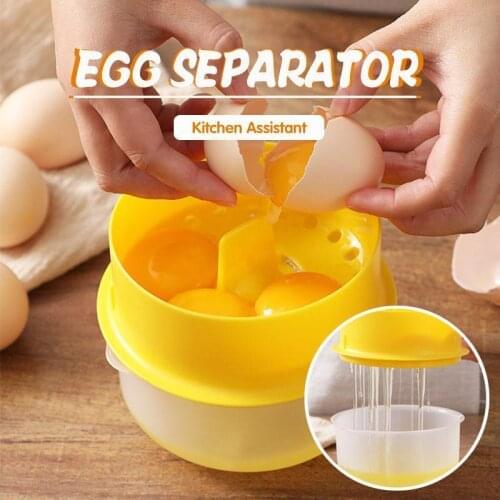 Yolk Separator Egg Separator Egg White Separation Kitchen Tools Egg White Filter White Yolk Sifting Baking Cake Tools ccessories