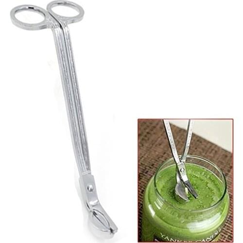 Sliver Stainless Steel Candle Wick Trimmer Oil Lamp Trim Scissor Cutter Snuffer Tool Hook Clipper Home Decoration Dropshiping
