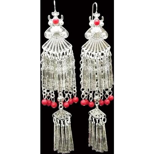 LosoDo Earrings fashion jewelry 2021 new creative exaggerated fringed female earrings bohemian jewelry pusheen bijuteria jhumka
