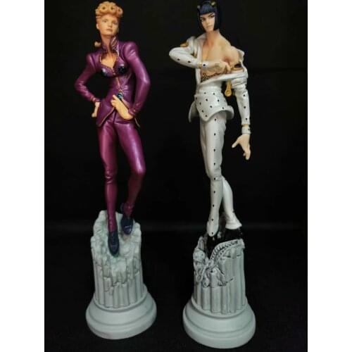 14cm JOJOs Bizarre Adventure Ballpoint pen Giorno Giovanna Action figure toys Anime doll Christmas gift for Kids
