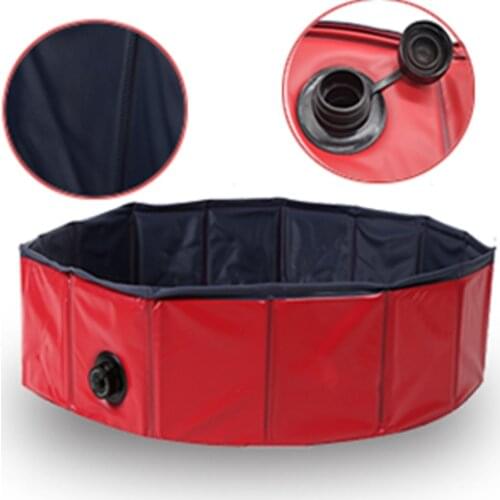 Foldable Pet Pool 60 20cm 80 20cm Water Summer Creative Bathing Pet Play Space-saving Cool