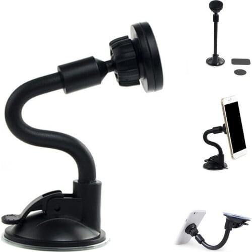 Universal Long Arm Magnetic Phone Holder Adjustable Car Windshield Mount Stand