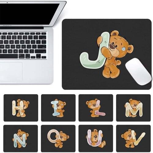 Universal Waterproof Mousepad for Gaming Laptop Computer Desk Mat Mouse Pad Cute Bear Pattern Cartoon Office Desk Accessories