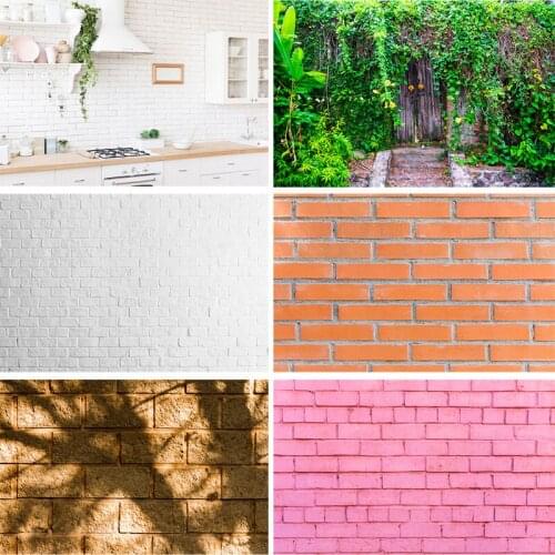 Vinyl Custom Photography Backdrops outdoor+Brick wall Theme Photography Background 200206NT-08