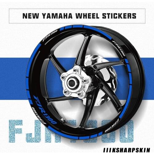 High quality motorcycle sticker trend mens wheel reflective decorative decal tire stripe film for yamaha FJR1300 fjr 1300