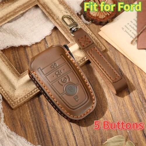 High Quality Car Key Cover For Ford Fusion Mondeo Mustang Explorer Edge EcoSport For Lincoln Mondeo MKC MKZ MKX Key Case For Car