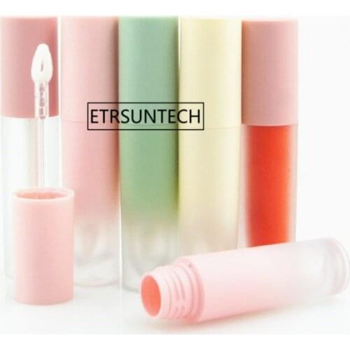 100pcs 3ml Lipgloss Bottles Lip Glaze Tubes Gradient Empty Lip Gloss Tube Packaging DIY Refillable Lip Glaze Containers F3953