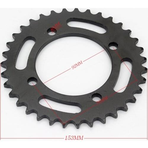 420/428 Chain Rear Sprocket 37 Tooth 76mm Diameter For Chinese CRF50 CRF70 XR50 Dirt Pit Bike Motorcycle