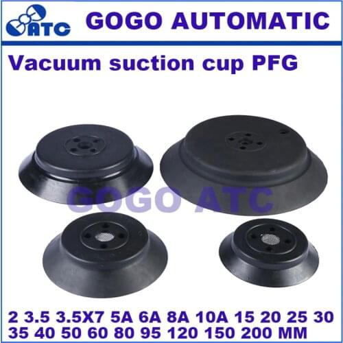 Robot accessories pneumatic Vacuum suction cup PFG 2 3.5 3.5X7 5A 6A 8A 10A 15-200 MM Industrial heavy duty vacuum chuck