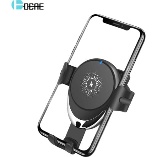 DCAE 15W Automatic Wireless Car Charging Holder For iPhone 11 Pro XS XR X 8 Car Mount Phone Fast Qi Charger For Samsung S10 S9
