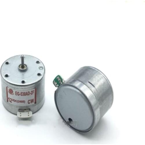 EG-530AD-2F/2B/6B/6F/9B/9F CCW CW 2400RPM 6V 9V 12V Recorder motor High Torque Cylinder Shaped Electric Mini DC Motor