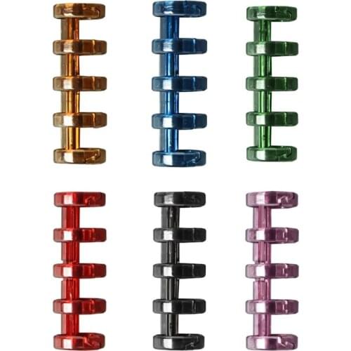 Colorful Comb Binding Spines Plastic Clip for Notebook Diary Photo Album Ring Snap Split Hinged for Notebook Diary Photo