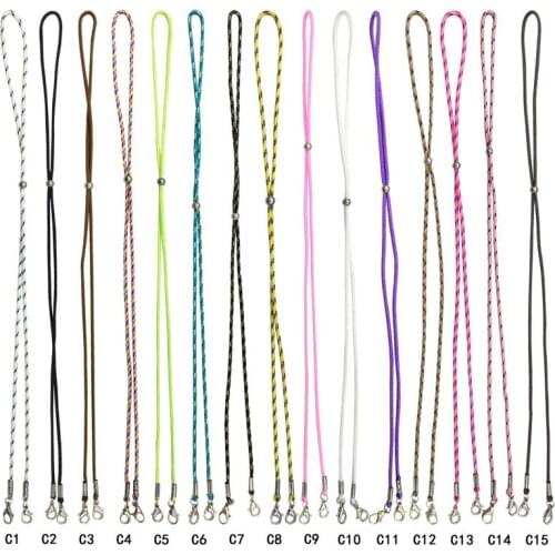 Face Mask Retainer Colorful Adjustable Rope Metal Long Glasses Chains Sunglasses Strap Cord Eyewear Non-slip Lanyard Necklace